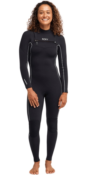 2026 Roxy Womens Elite Xtra Stretch 3/2mm Chest Zip Wetsuit 26BW213503 - Black